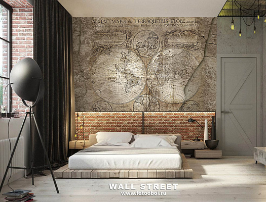 Фотообои в интерьере артикул podLOFT 11, podLOFT, Wall street Фотообои в интерьере артикул podLOFT 11, podLOFT, Wall street