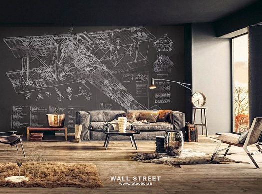 Фотообои в интерьере артикул Induction 9, ИНДУКЦИЯ / INDUCTION, Wall street Фотообои в интерьере артикул Induction 9, ИНДУКЦИЯ / INDUCTION, Wall street