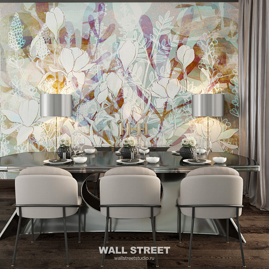 Фотообои в интерьере артикул 22246, Flo, Wall street