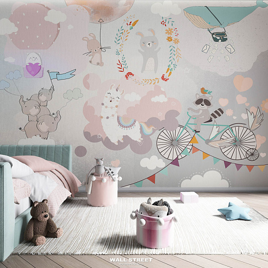 Фотообои в интерьере артикул Felicita 10, СЧАСТЬЕ / FELICITA, Wall street