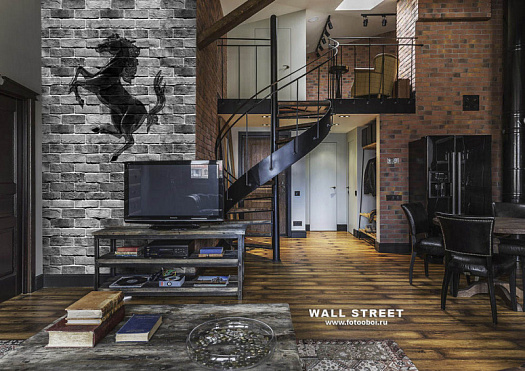 Фотообои в интерьере артикул podLOFT 19, podLOFT, Wall street Фотообои в интерьере артикул podLOFT 19, podLOFT, Wall street