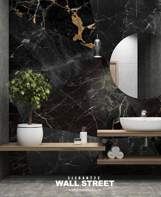 Неокамень в интерьере артикул Marble 25360, Неокамень, Wall street Неокамень в интерьере артикул Marble 25360, Неокамень, Wall street