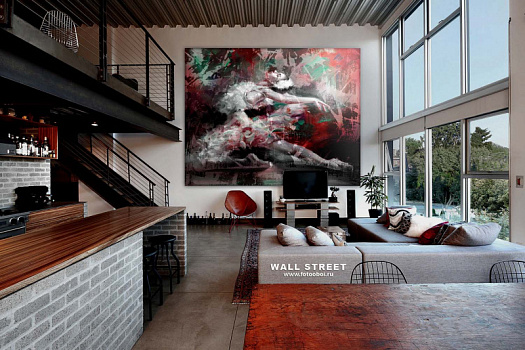 Фотообои в интерьере артикул podLOFT 26, podLOFT, Wall street Фотообои в интерьере артикул podLOFT 26, podLOFT, Wall street
