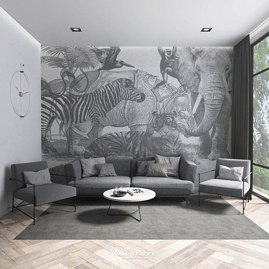 Фотообои в интерьере артикул Zenith 2, ЗЕНИТ / ZENITH, Wall street